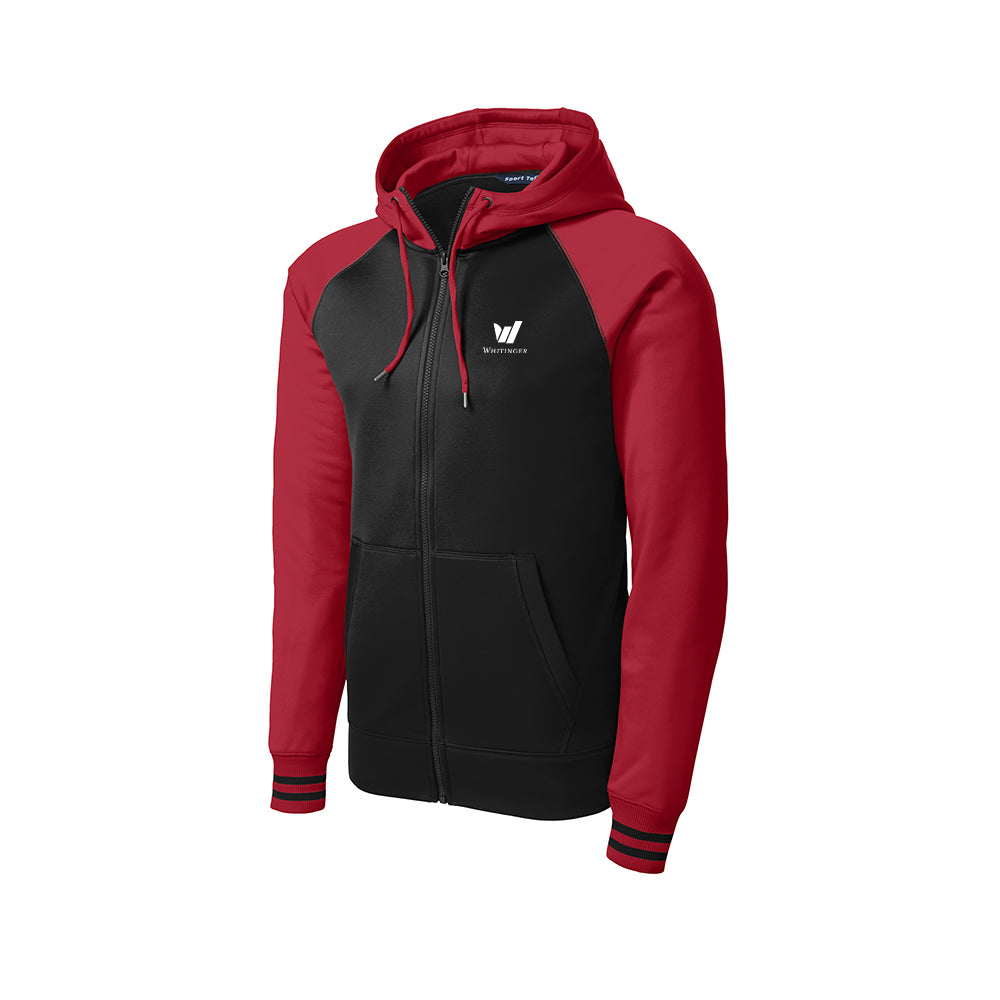 Sport-Tek Sport-Wick Varsity Fleece Full-Zip Hooded Jacket