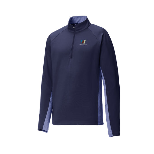 Sport-Tek Sport-Wick Stretch Contrast 1/2-Zip Pullover